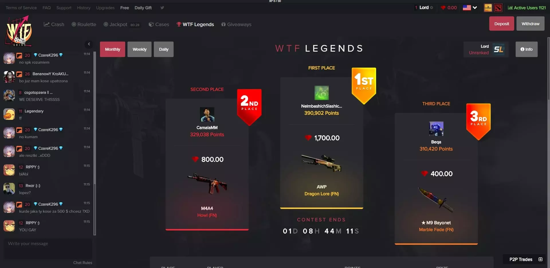 WTFSkins Legends