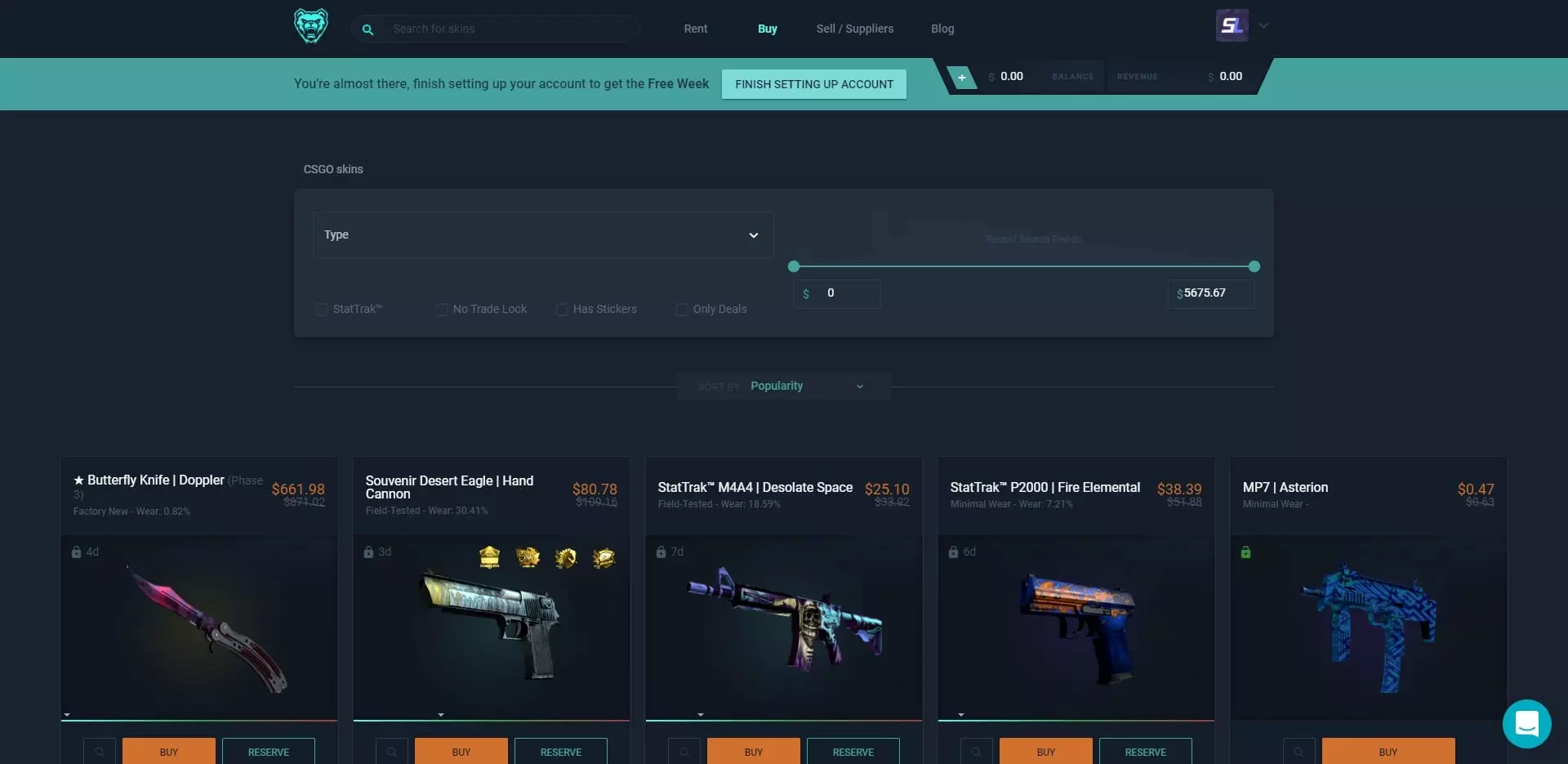 LootBear Item Marketplace