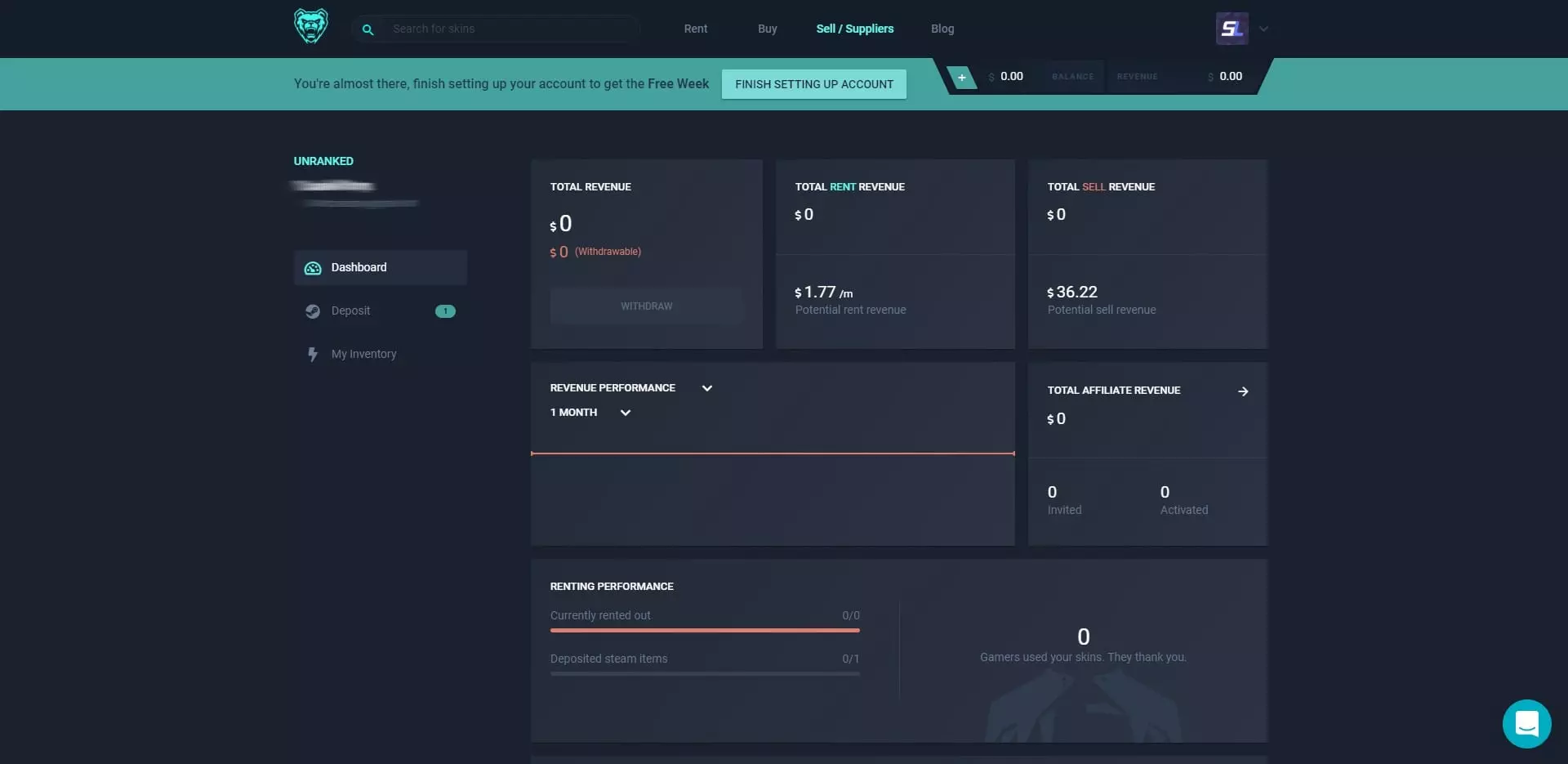 LootBear Selling Details Page