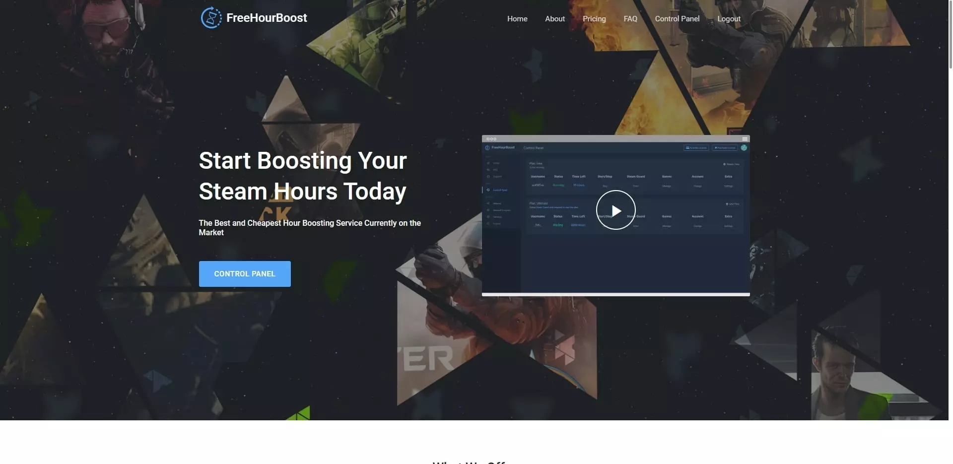 FreeHourBoost Home