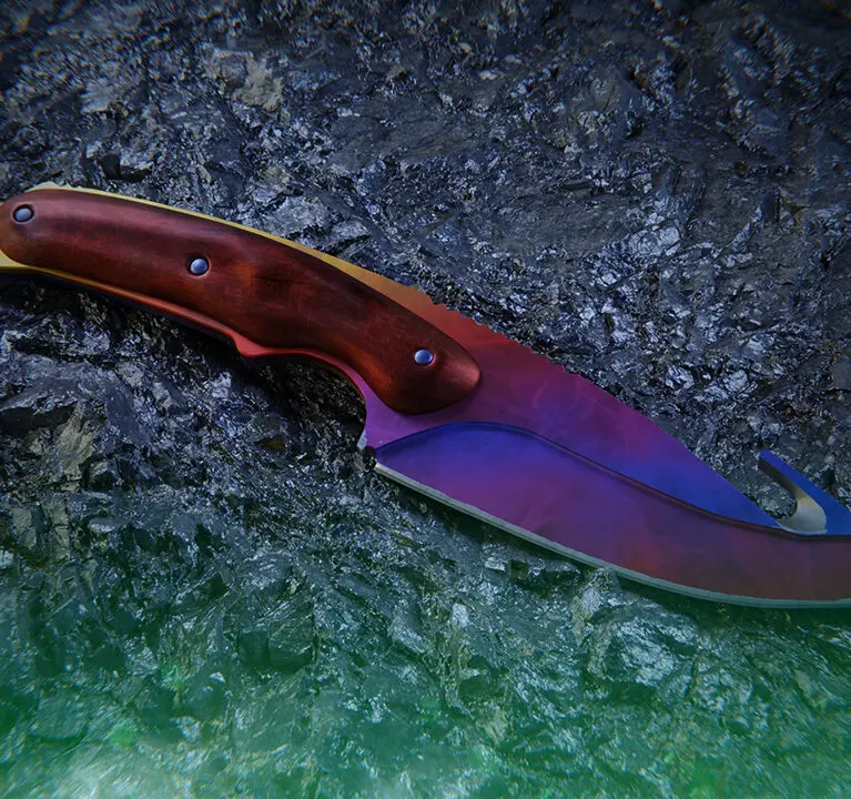 Gut Knife Marble Fade | Fire and Ice Pattern Seeds