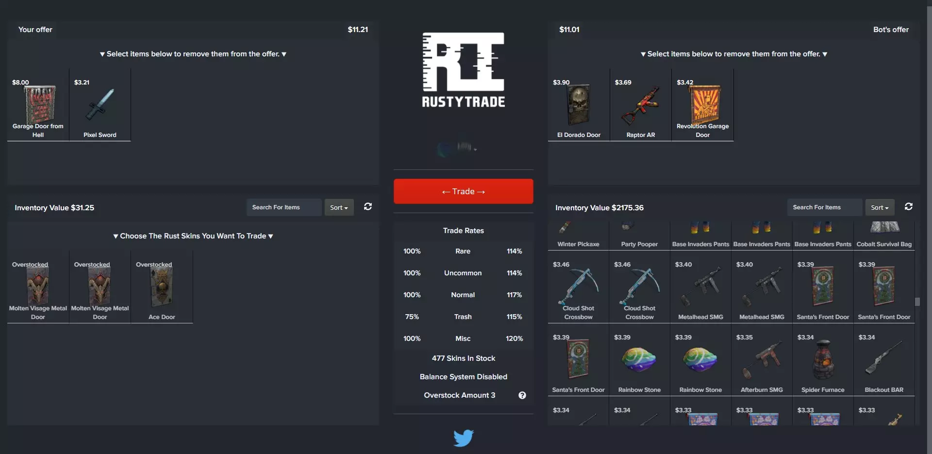RustyTrade Trading