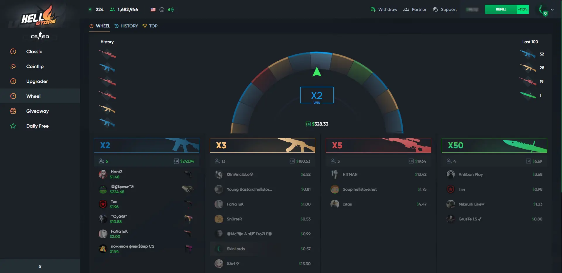 Hellstore Roulette Wheel Gamemode