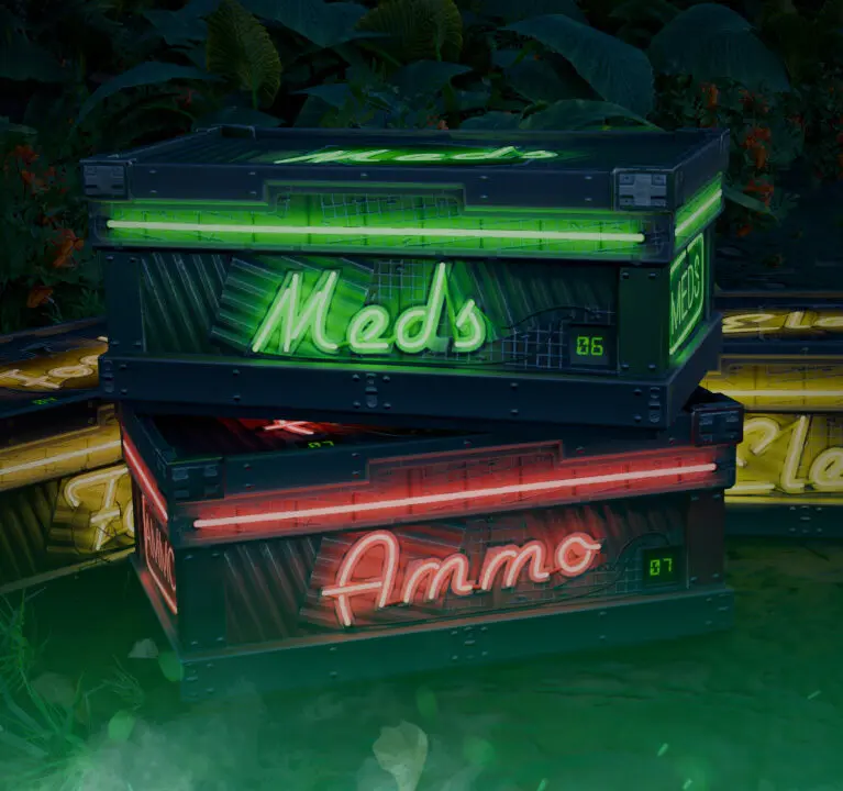 All Neon Storage Box Skins in Rust