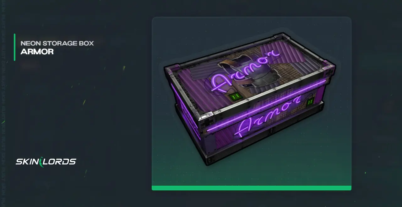 Neon Armor Storage Box