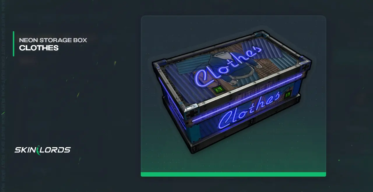 Neon Clothes Storage Box
