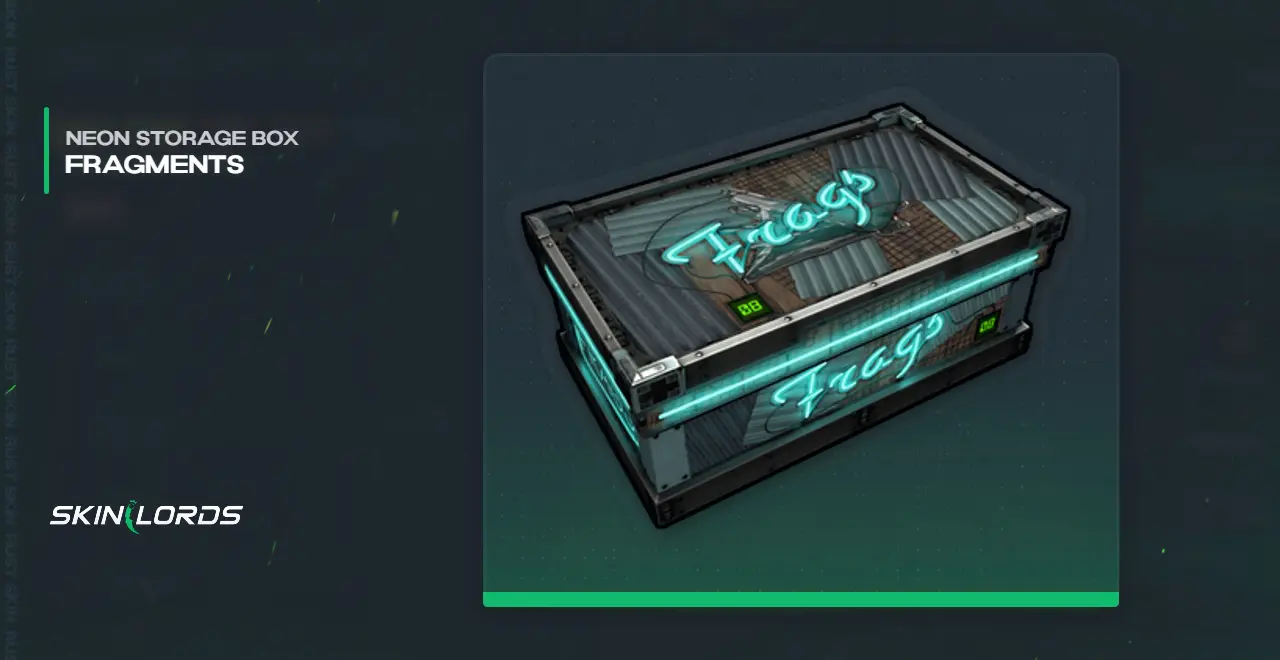 Neon Metal Fragments Storage Box
