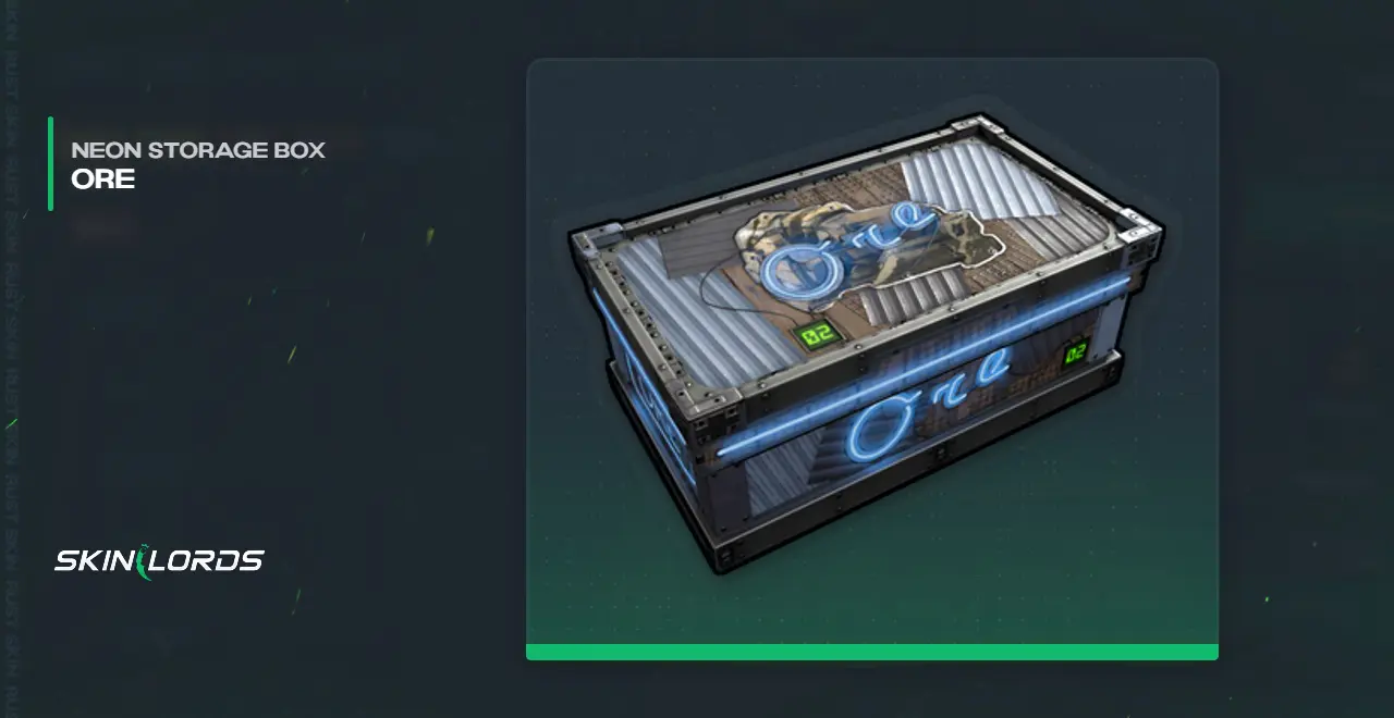 Neon Ore Storage Box