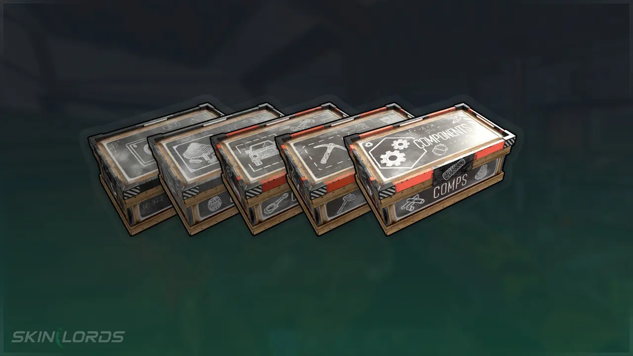 All Scientific Storage Box Skins in Rust