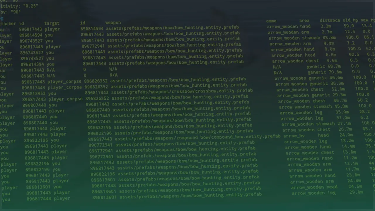 How to Open Combat Log in Rust