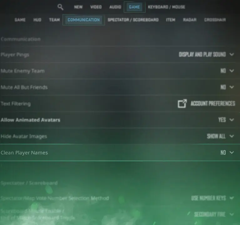 Turn On or Off Clean Player Names in CS2