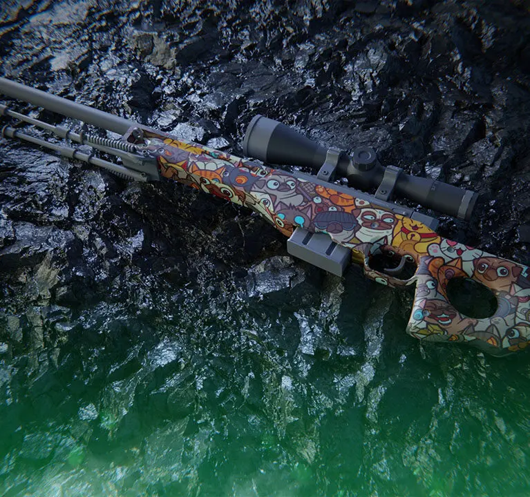 AWP | PAW Rare Golden Cat Pattern Guide