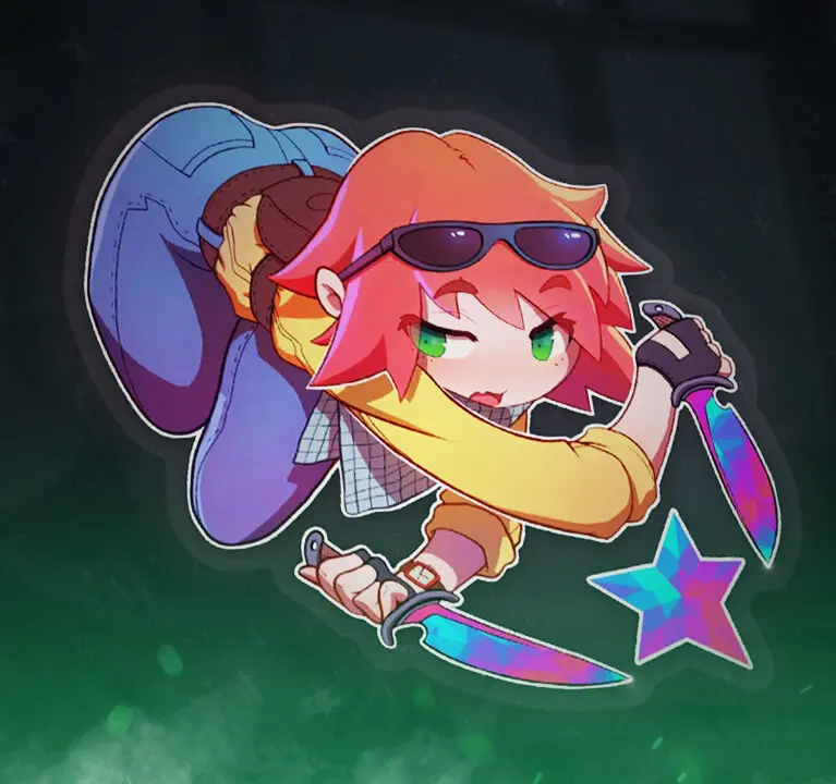 Top 10 Best Anime Stickers in CS2