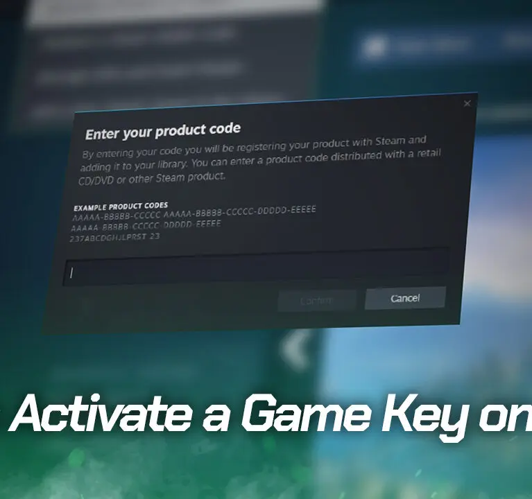 How to Activate a Game Key on Steam