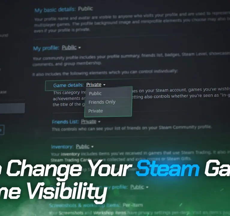 How to Change Your Steam Game Playtime Visibility