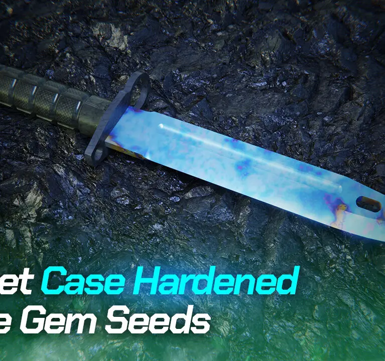 Bayonet Case Hardened | All Blue Gem Seeds