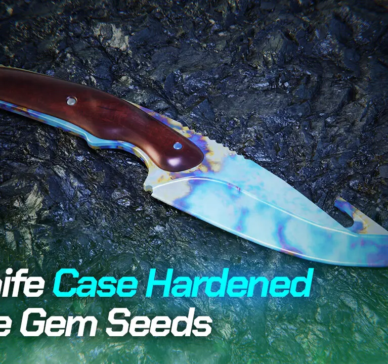 Gut Knife Case Hardened | All Blue Gem Seeds