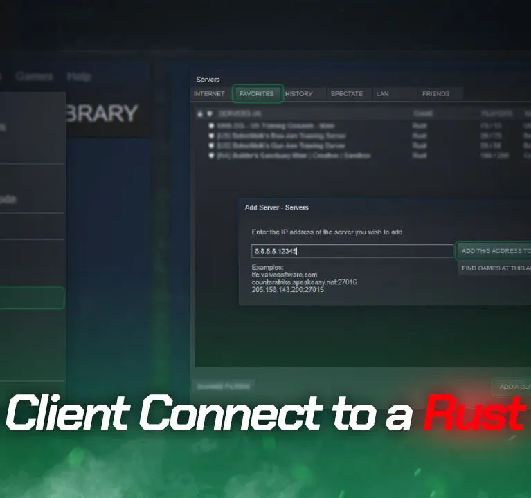 How to Client Connect to a Rust Server