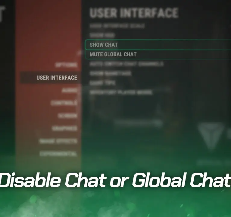How to Disable Chat or Global Chat in Rust