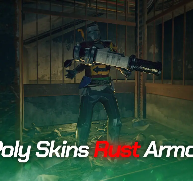 Low Poly Skins Rust Armor Set