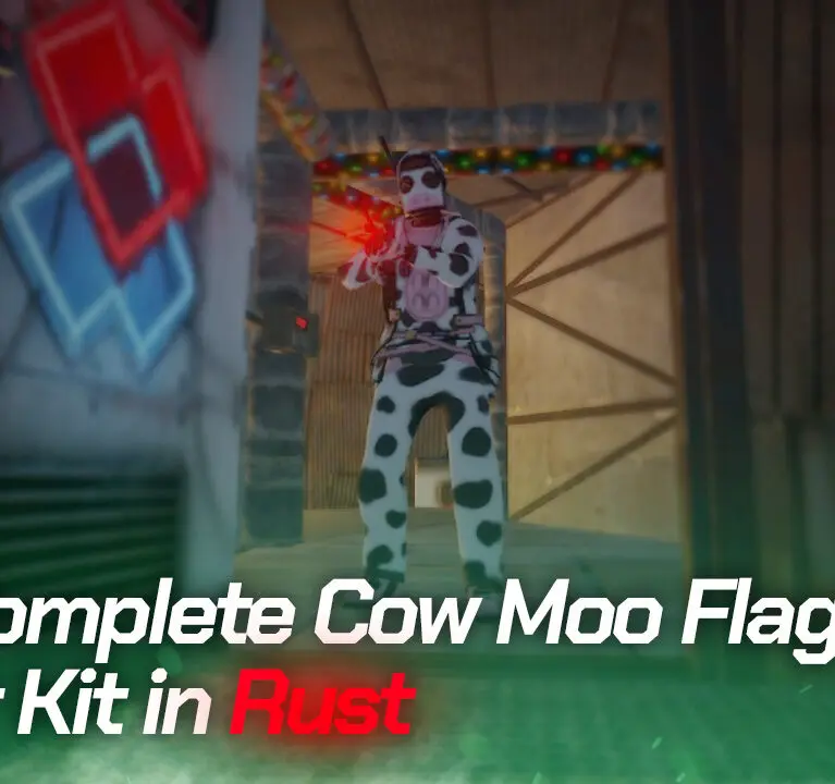 The Complete Cow Moo Flage Armor Kit in Rust