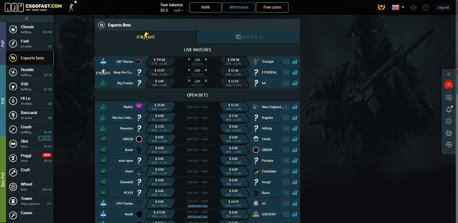 CSGOFast Review 2021 | Games | Ratings | Bonus Code