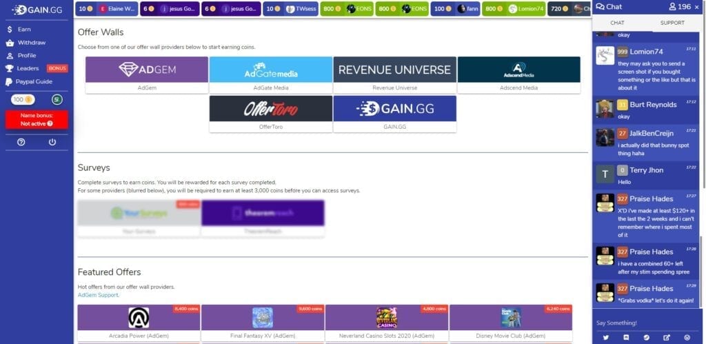Gain GG Review 2020 Is Gain.GG a Legit Earning Site?