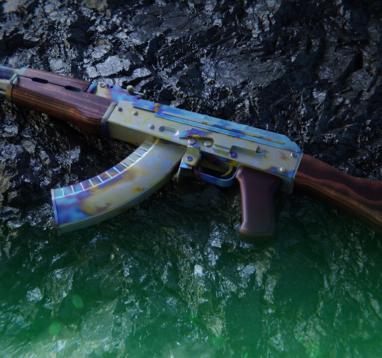 AK-47 Case Hardened | Blue Gem Seed Patterns