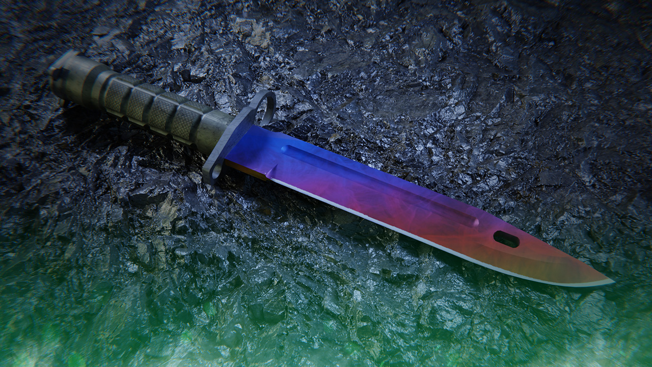 Bayonet Marble Fade | Fire and Ice Pattern Seeds