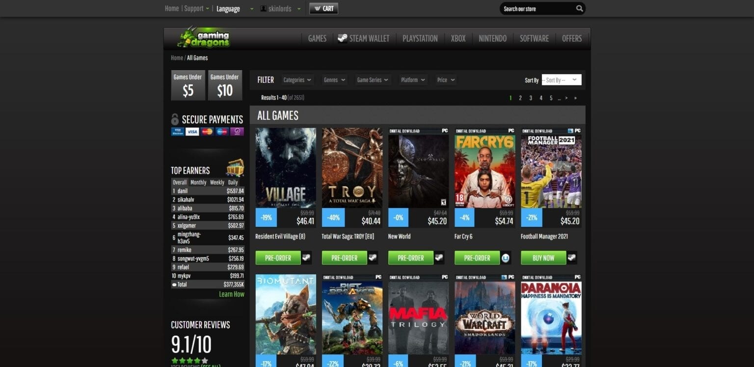 Gaming Dragons Review 2025 Is Legit Gaming Dragons All Games 1536x748 