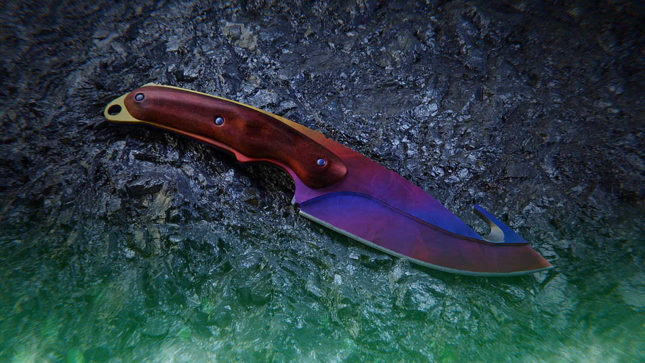 Gut Knife Marble Fade | Fire and Ice Pattern Seeds
