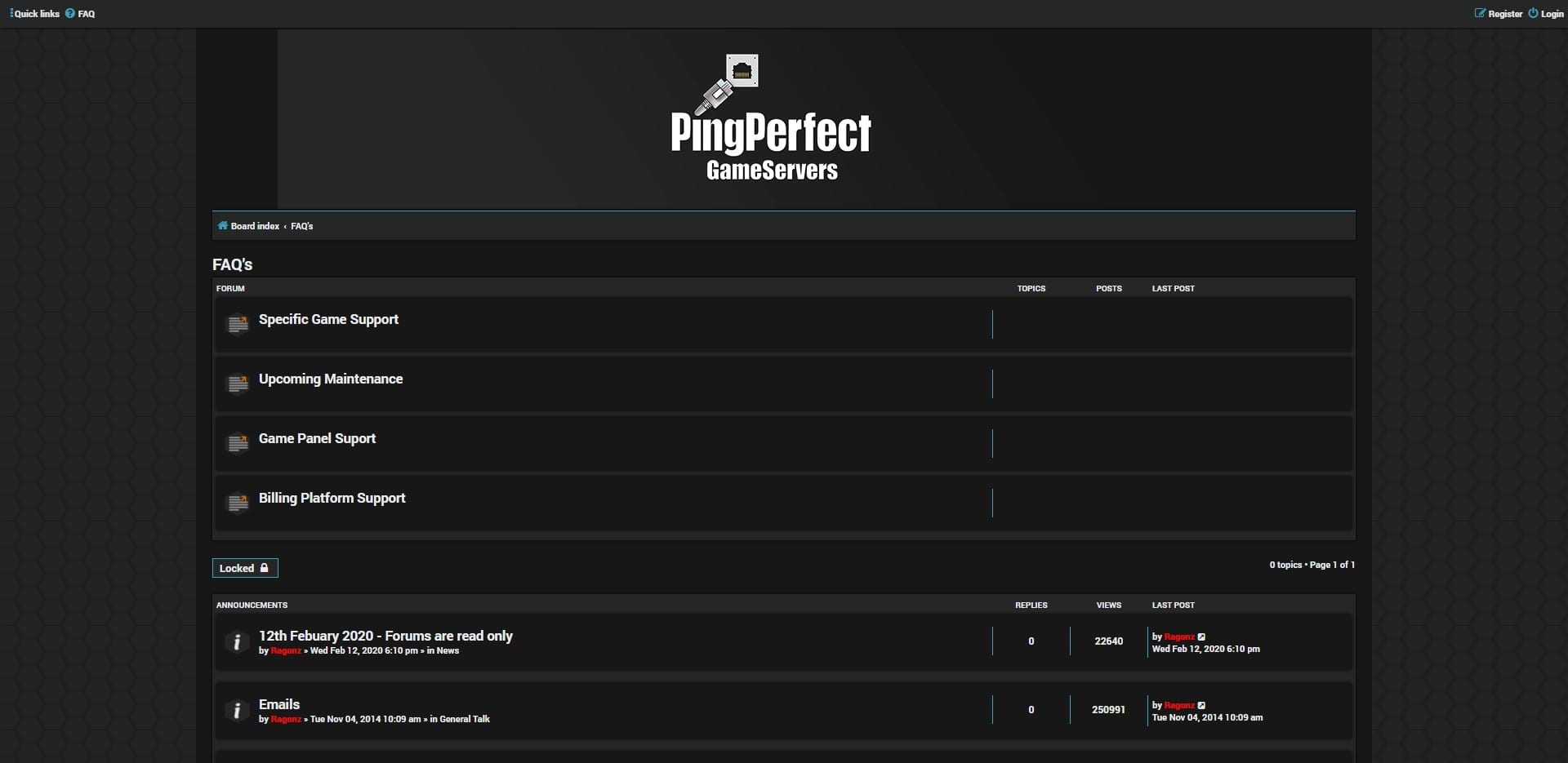 PingPerfect Forums
