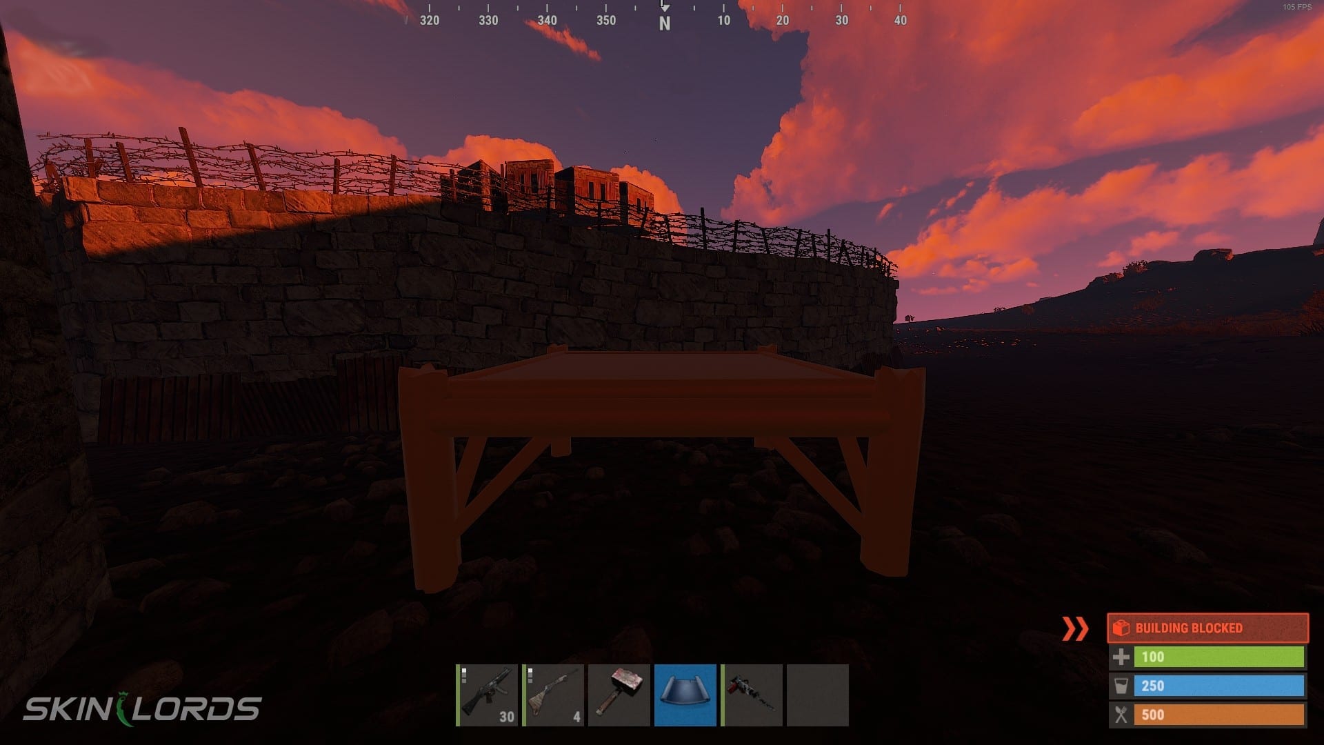 rust gambling sights