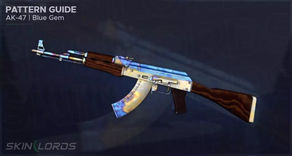 AK-47 Case Hardened Guía de la Gema Azul