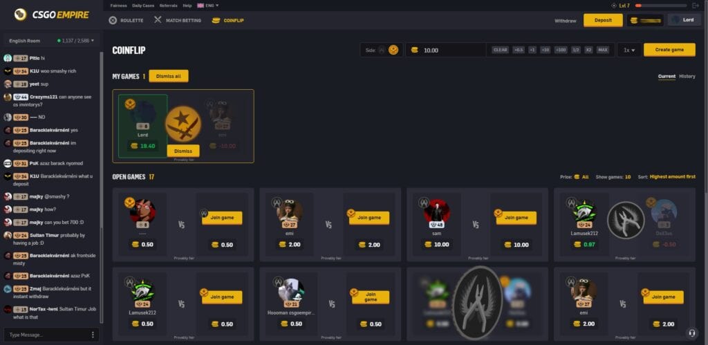 CSGOEmpire Review in 2022 | Games | Ratings | Free Case Code