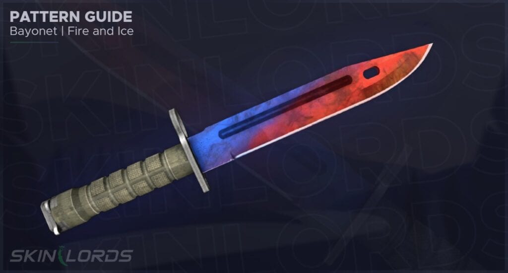 Bayonet Marble Fade Fire And Ice Pattern Seeds Skinlords
