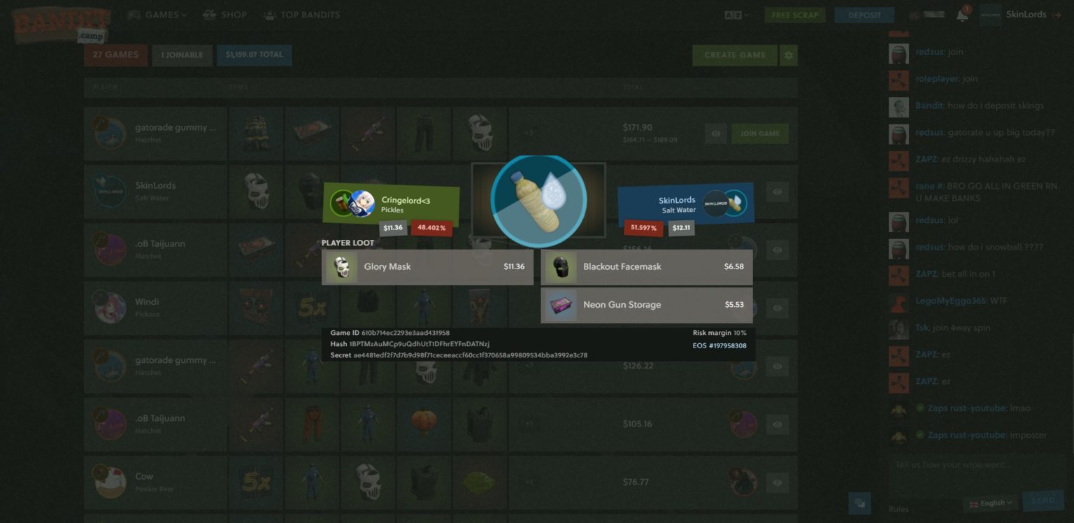 rust gambling wheel odds rust gambling wheel odds