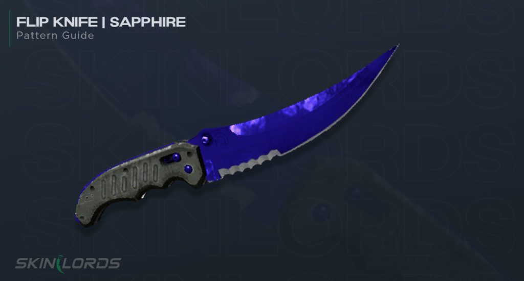 Flip Knife Sapphire Pattern Guide