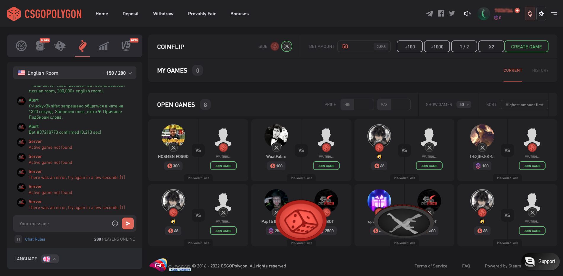 CSGOPolygon Coinflip Gamemode