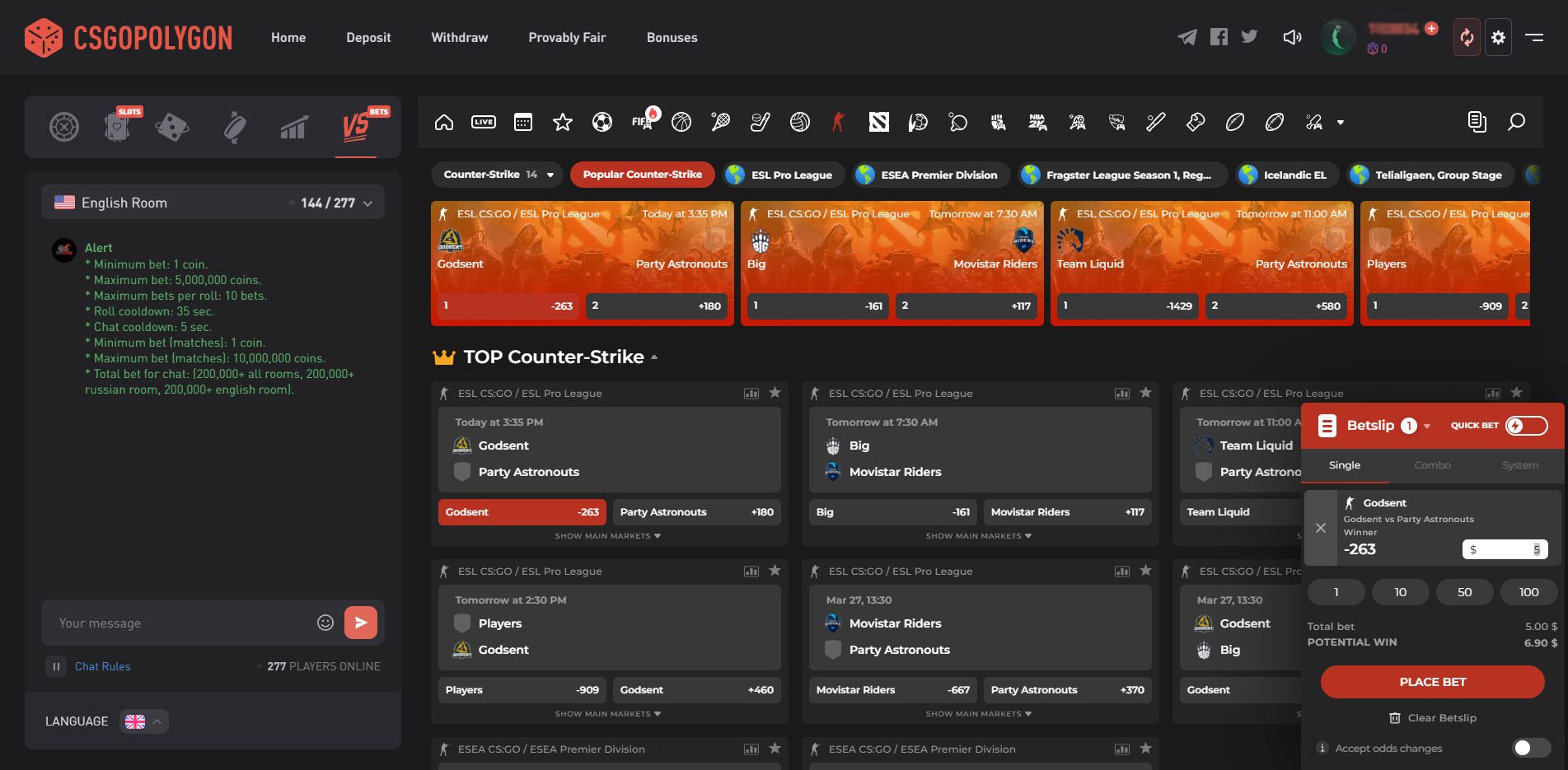 CSGOPolygon Matchbetting Gamemode