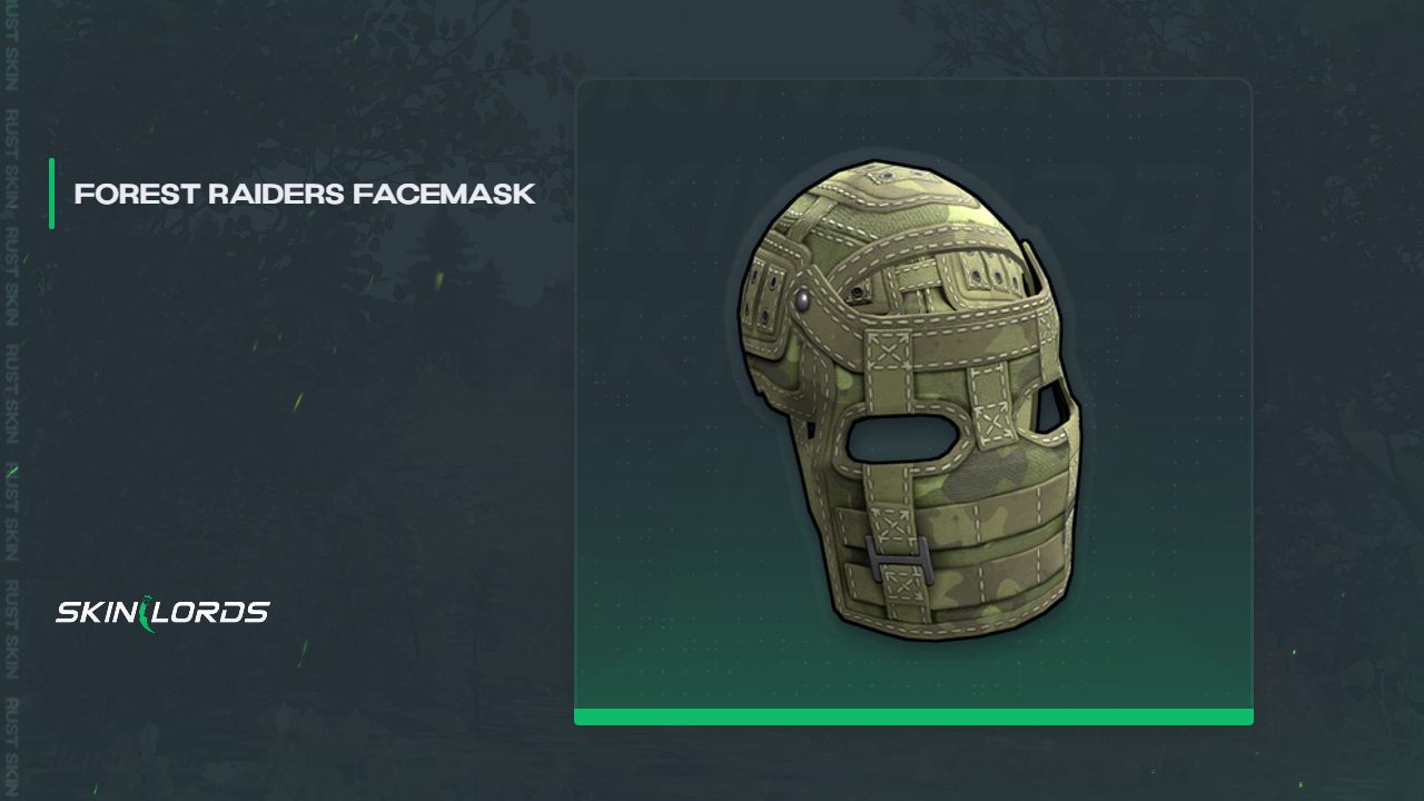Forest Raiders Facemask Rust Skin