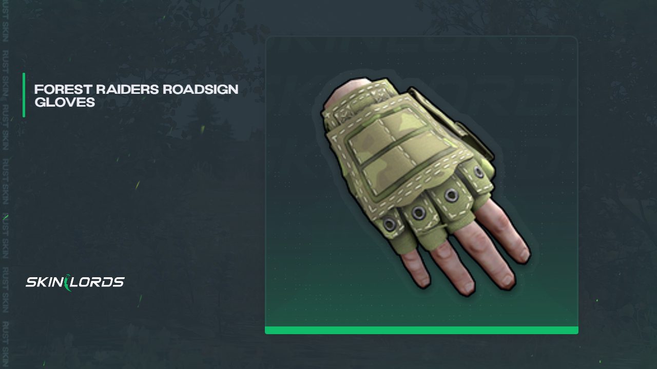 Forest Raiders Roadsign Gloves Rust Skin