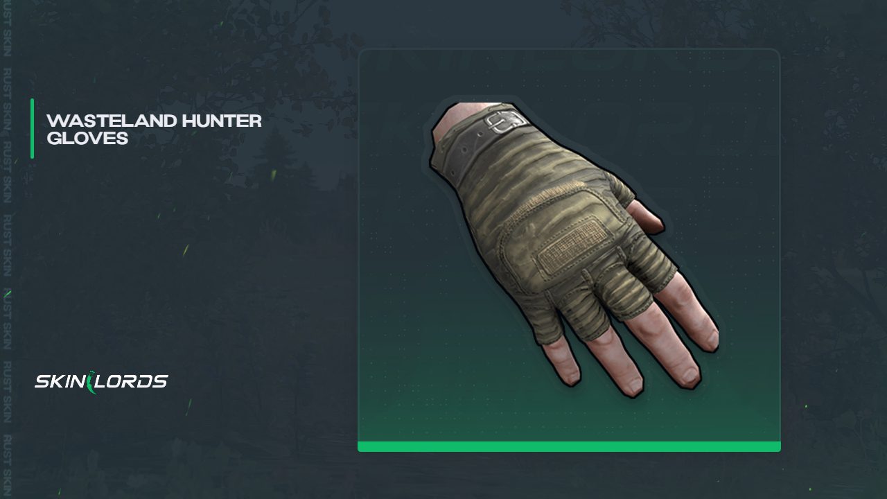 Wasteland Hunter Gloves Rust Skin