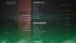 How to Show Your FPS in Rust