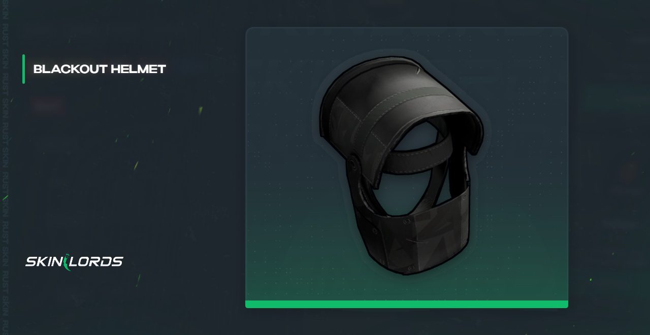 Blackout Helmet Rust Skin