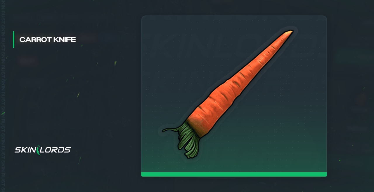 Carrot Knife Rust Skin