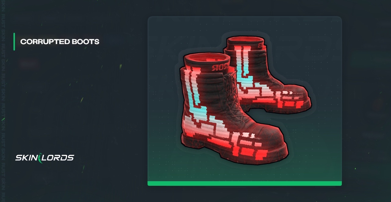 Corrupted Boots Rust Скіни