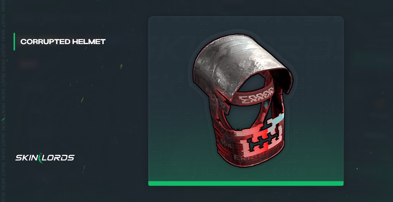 Casque corrompu Rust Skin