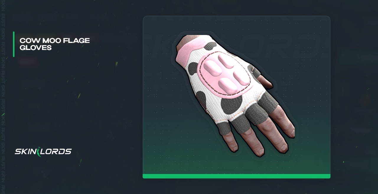 Cow Moo Flage Gloves Rust Skin