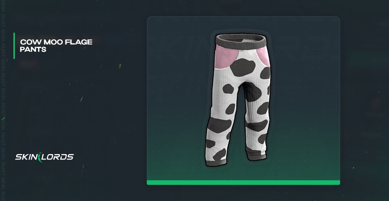 Cow Moo Flage PantsRust Skin